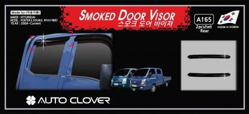 Vè mưa đen cửa sau cabin đôi